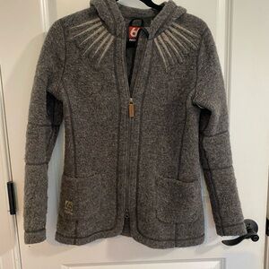 66 North Women's Gray Accent Icelandic Kandi Starneck Jacket Size S